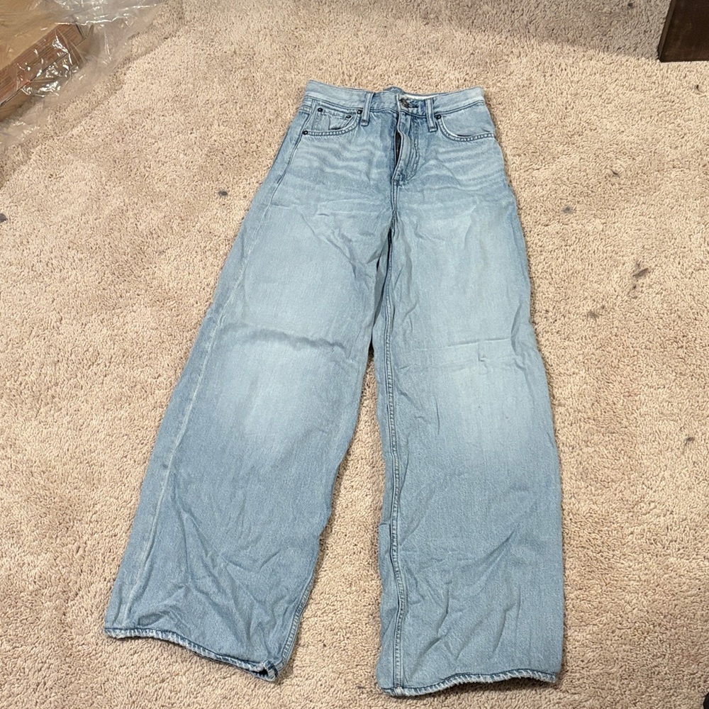 rag & bone Light Blue Flare Jeans